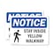 Signmission Safety Culture Sign, 24 in Width, Vinyl Decal, Rectangle OS-2PACK-NS-D-1824-L-18435 - alternate 1